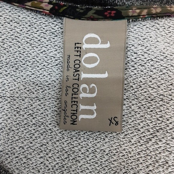 Dolan Gray Sweater Dress XS Fiona Tunic Lace Trim Crochet Hem Casual Chic - Picture 6 of 6